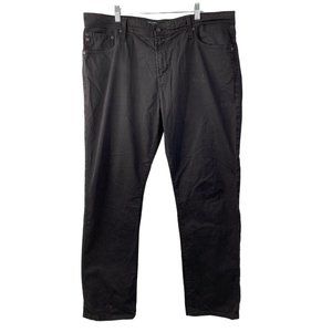Mens AG Chino The Everett Pants Size 38 black GUC Slim Straight Leg 6634